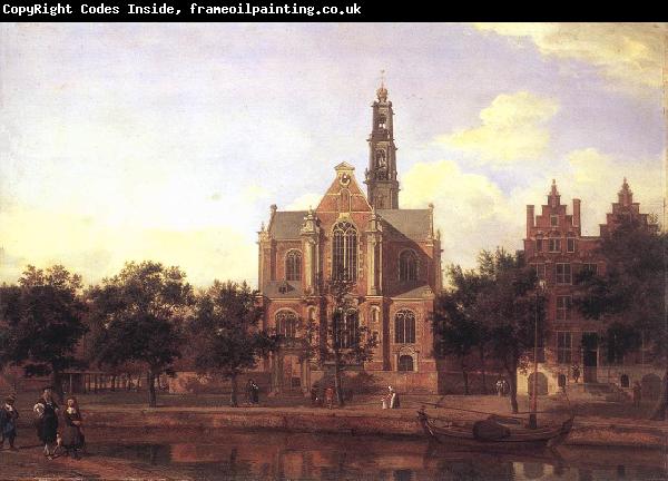 HEYDEN, Jan van der View of the Westerkerk, Amsterdam